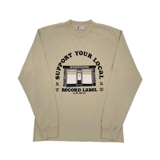 Support Your Local Record Label Long Sleeve T-shirt